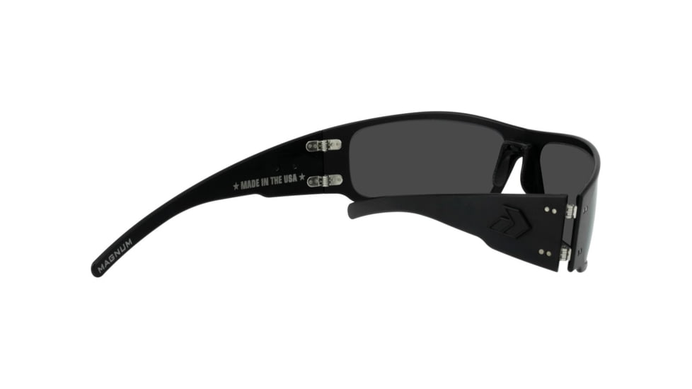 Gatorz Magnum 2.0 Sunglasses, Blackout Frame, Smoked Polarized Lens, MAG2BLK01PMBP