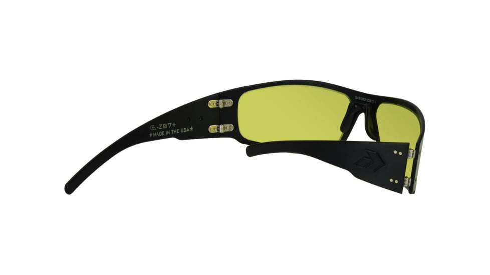 Gatorz Magnum 2.0 Sunglasses, Blackout Frame, Yellow Lens, MAG2BLK04MBP