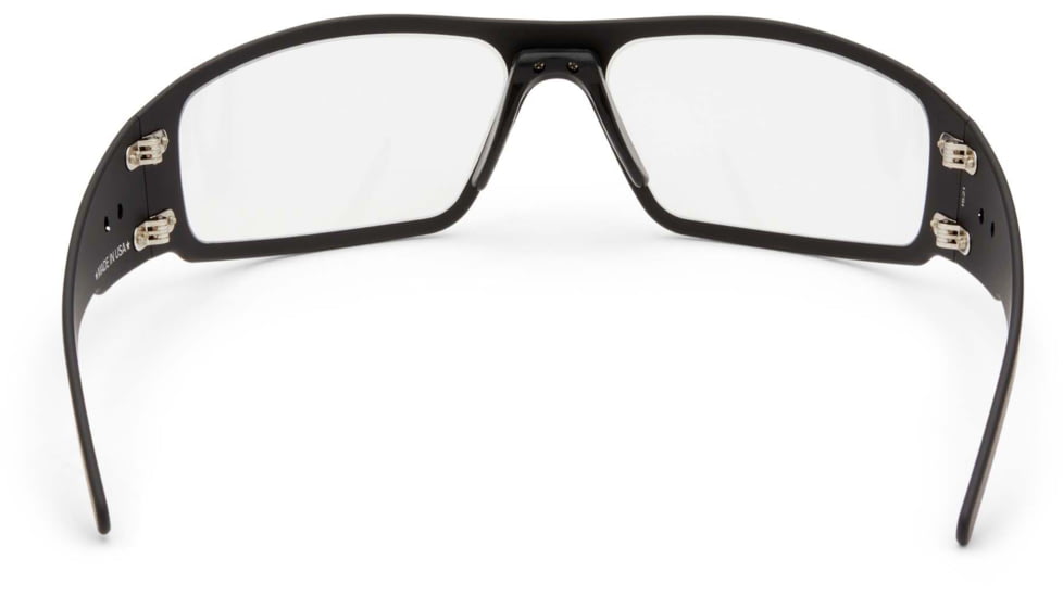 Gatorz Magnum Sunglasses, Asian Fit, Black Frame, Clear, Non Polar Lens, Matte Black Plug Af-M, AF-MAGBLK06MBP