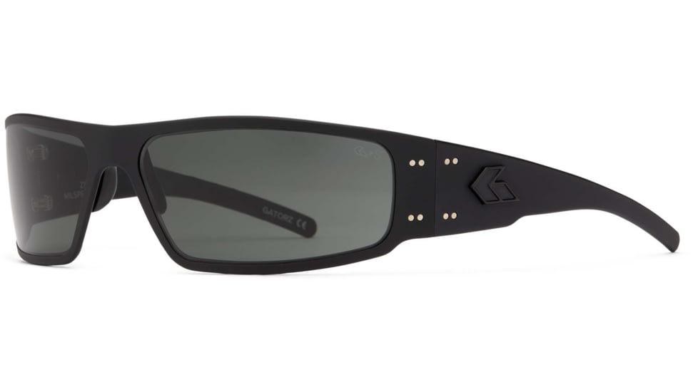 Gatorz Magnum Sunglasses, Asian Fit, Blackout Frame, Smoked Polarized Lens, AF-MAGBLK01PMBP