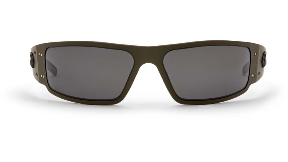 Gatorz Magnum Sunglasses, Asian Fit, Cerakote OD Green Frame, Smoked Polarized Lens, AF-MAGCOG01P