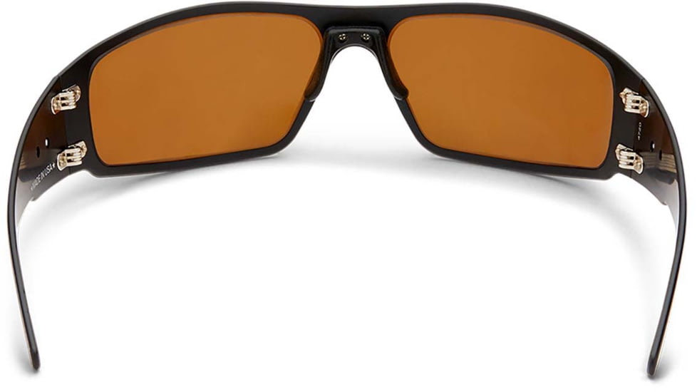 Gatorz Magnum Sunglasses, Black Frame, Brown Polarized w/Green Mirror Lens, GZ-01-023