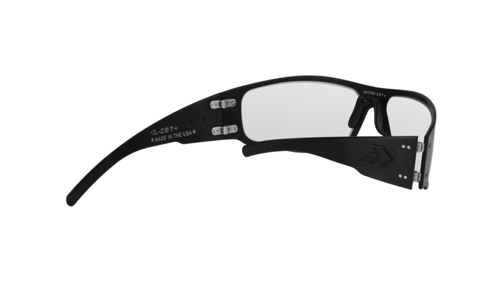 Gatorz Magnum Z Ansi Z87.1 Sunglasses, Matte Black Frame, Clear W/ Anti-Fog Lens, MAGZBLK06A