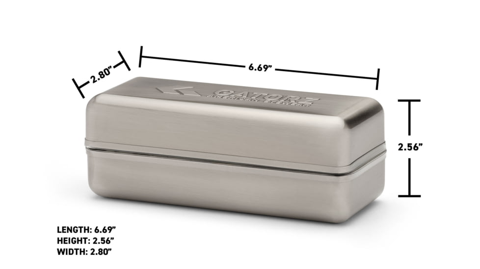 Gatorz Metal Hard Case, Grey, 841235123764