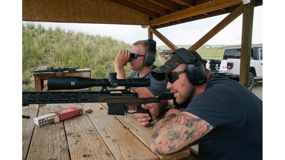 Gatorz Milspec Ballistic Z87.1 Sunglasses, Black Cerakote Frame, Smoke - Clear Array Lens, Blackout Logo, One Size, GZ-10-493