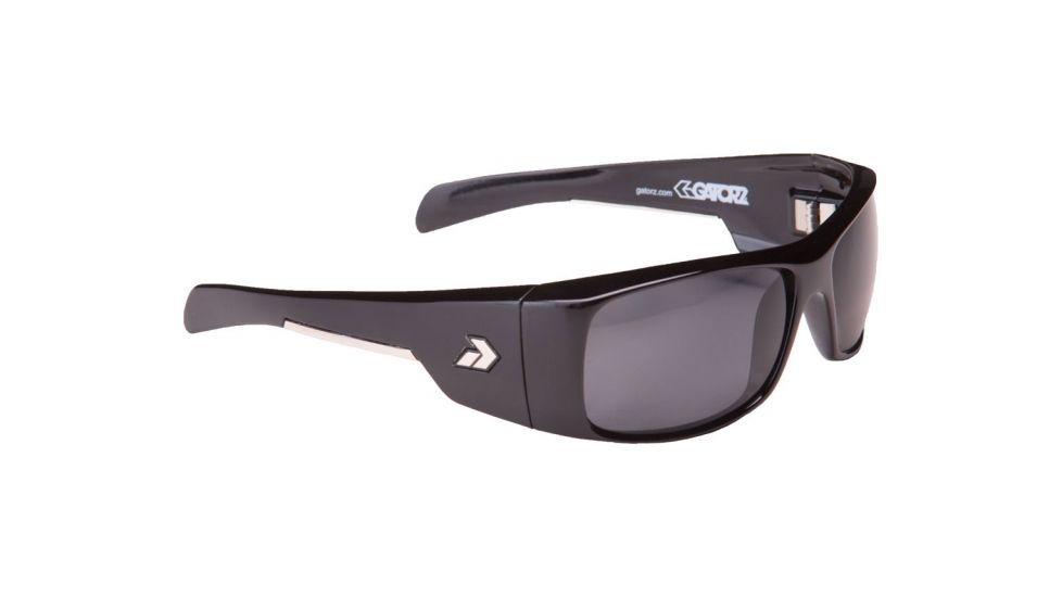 Gatorz Mlkblk01Bk Malkin Black Frame Grey Lens Sunglasses
