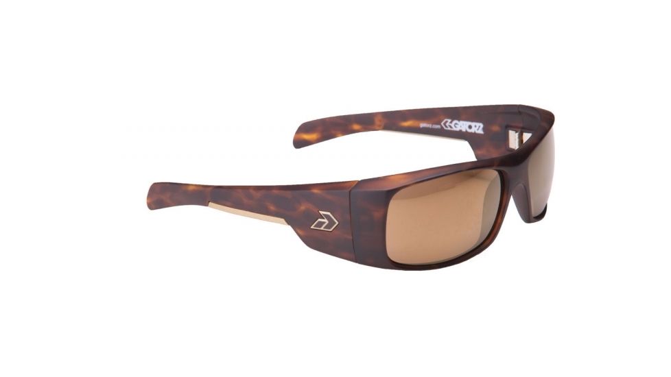 Gatorz Mlkmto12cMto Malkin Matte Tortoise Frame Gold Chrome Lens Sunglasses