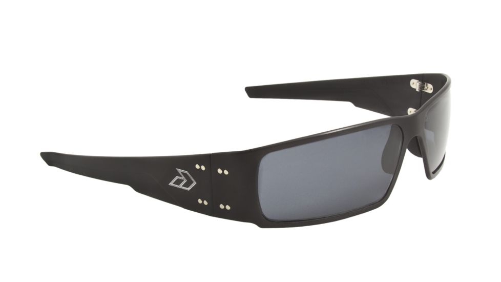 Gatorz Octane Sunglasses, Matte Black Frame, Grey Polarized Lens OCTMBK01P