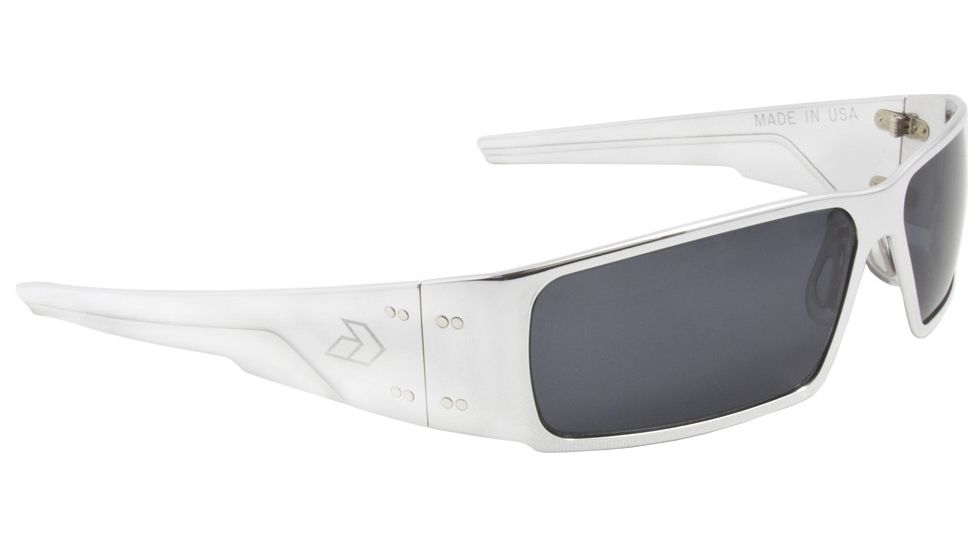Gatorz Octane Sunglasses, Polished Frame, Grey Lens OCTPOL01
