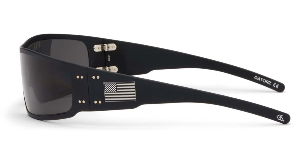 Gatorz Patriot Magnum, Black - Engraved Forward Facing Flag, one size, GZ-01-041