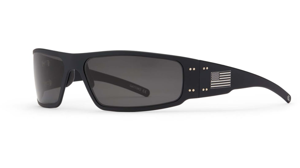 Gatorz Patriot Magnum, Black - Engraved Forward Facing Flag, one size, GZ-01-041