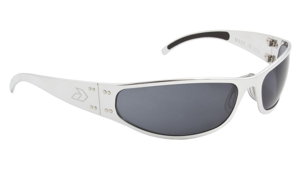 Gatorz Radiator Sunglasses, Polished Frame, Grey Lens RADPOL01