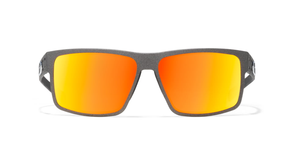 Gatorz Rig Sunglasses, Graphite Cerakote Frame with Silver Logo, Sunburst Lenses, GZ-14-178