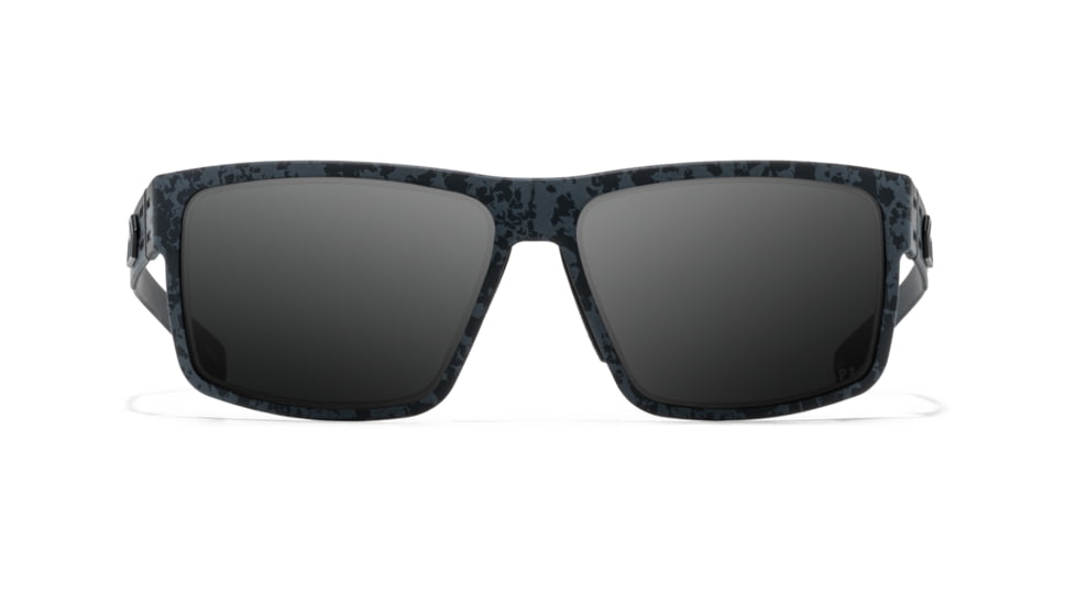 Gatorz Rig Sunglasses, Stealth Grafitti Frame with Black Logo, Opz Smoke Lenses, GZ-14-523