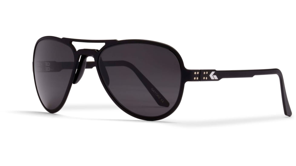 Gatorz Skyhook Sunglasses, Black Frame, Digitally Optimized Polarized, GZ-09-010