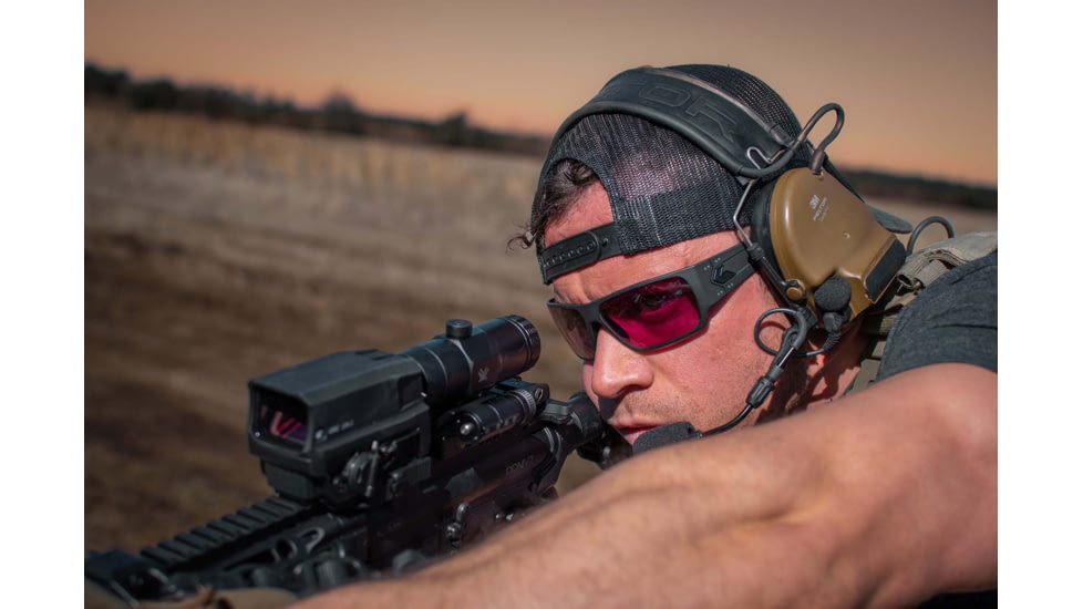 Gatorz Specter Milspec Ballistic Glasses, Cerakote Gunmetalt Frame, Smoke w/Anti-Fog Lens, GZ-08-102