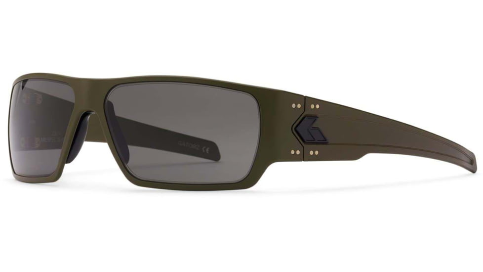 Gatorz Specter Milspec Ballistic Glasses, Cerakote OD Green Frame, Smoke w/Anti-Fog Lens, GZ-08-202
