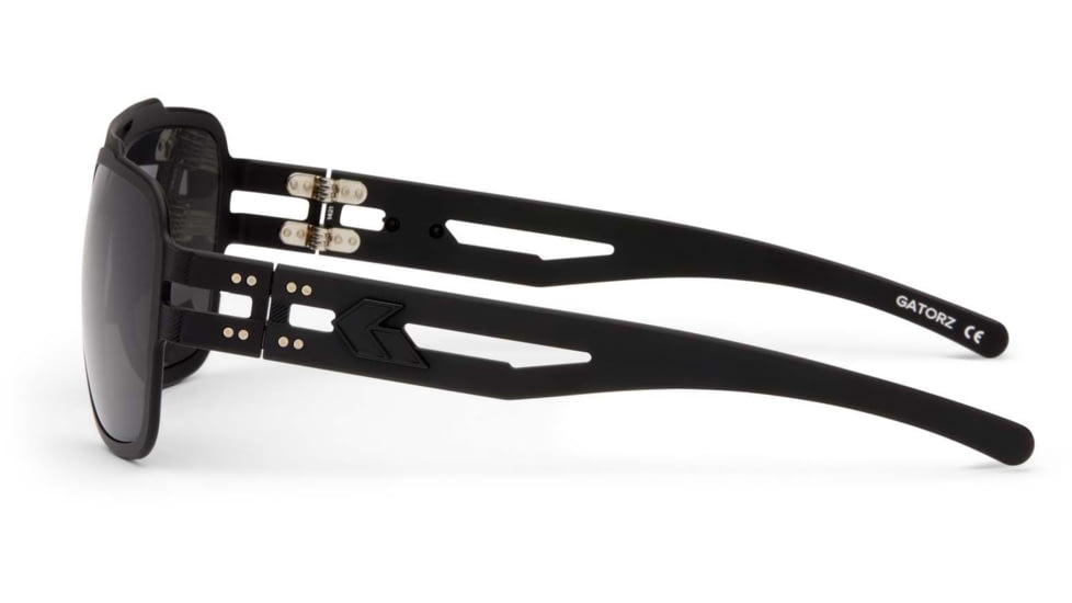 Gatorz Stark Sunglasses, Blackout Frame,, Blackout Frame, Smoke, GZ-06-001
