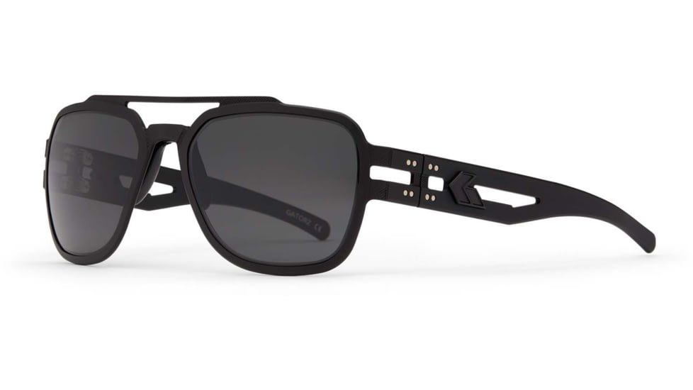 Gatorz Stark Sunglasses, Blackout Frame,, Blackout Frame, Smoke, GZ-06-001