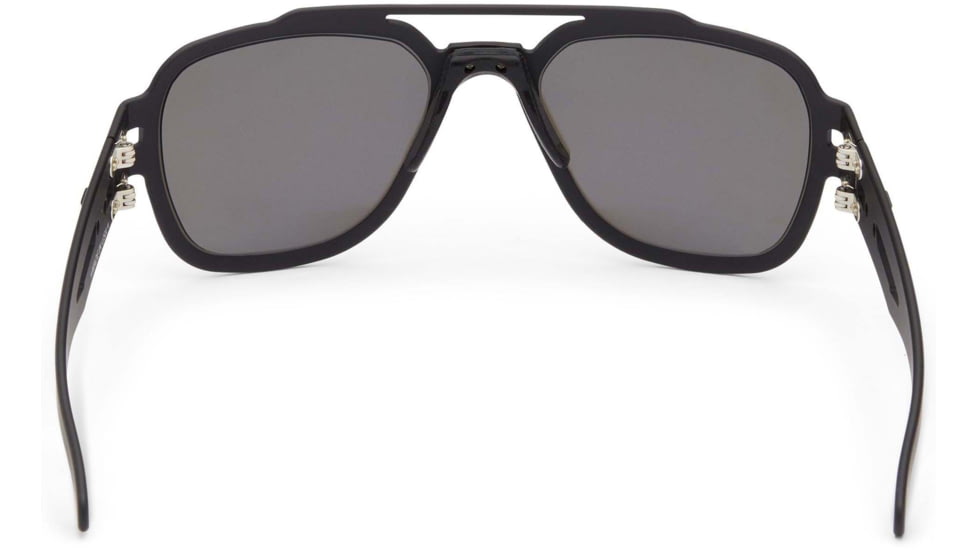 Gatorz Stark Sunglasses, Matte Blackout Frame, Smoked Polarized w/ Blue Mirror Lens, GZ-06-012