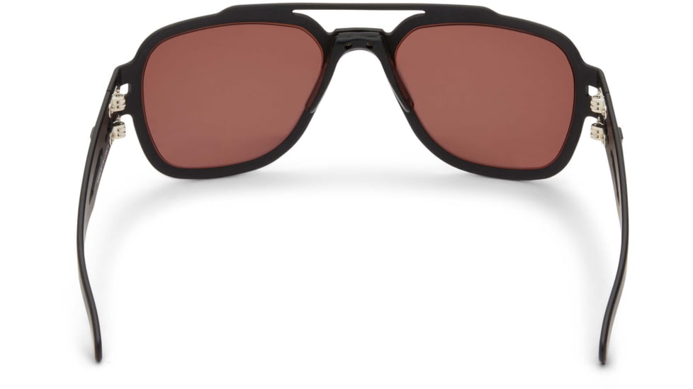 Gatorz Stark Sunglasses, Matte Blackout Frame, Smoked Polarized w/ Gold Mirror Lens, GZ-06-016