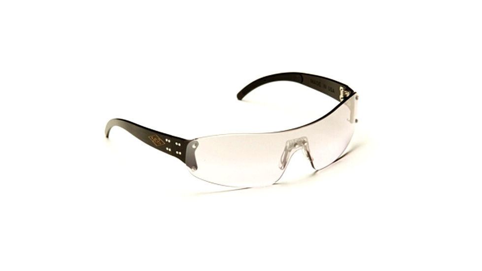 Gatorz Edge Sun Glasses, Black Frame, Pink Gradient Lens