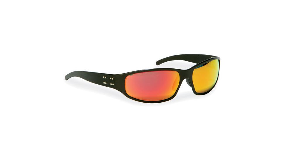 Gatorz Junior Sunglasses, Black Frame, Sunburst Lens