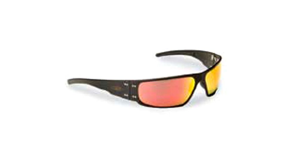 Gatorz Quantum Sunglasses, Black Frame, Sunburst Lens