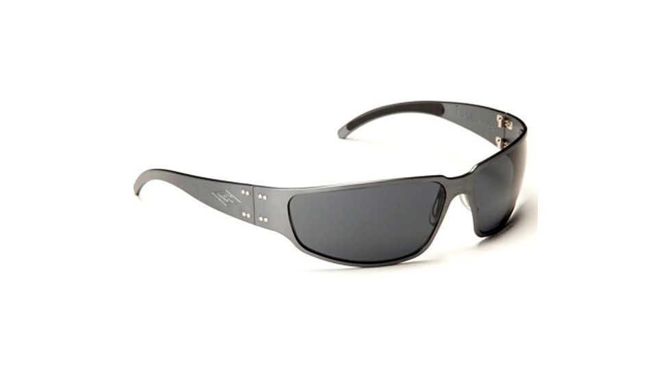 Gatorz Velocity Sunglasses, Gunmetal Frame, Grey Lens