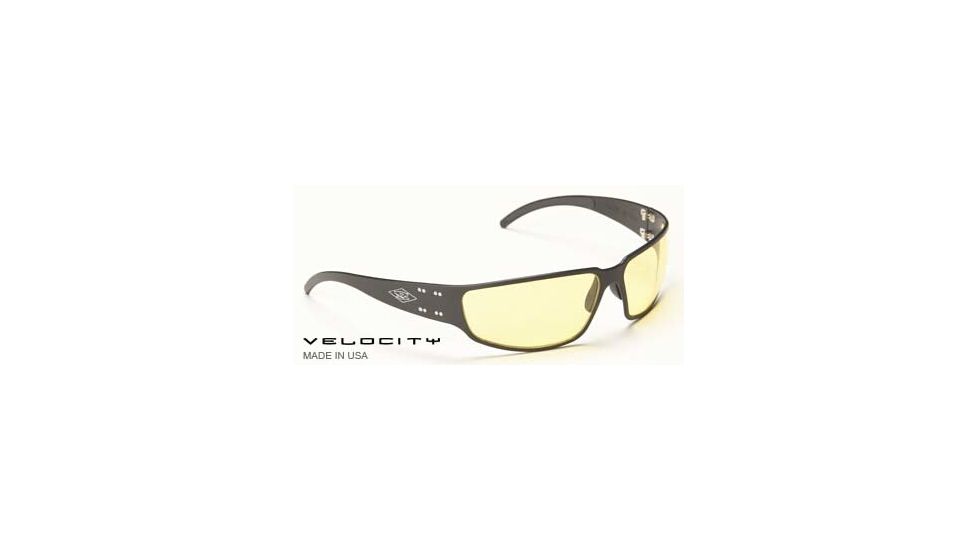 Gatorz Velocity, Black Frame, Yellow Lens