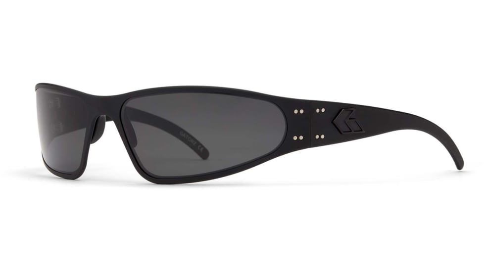 Gatorz Wra Sunglasses, Black Frame, Grey Lens, WRABLK01MBP