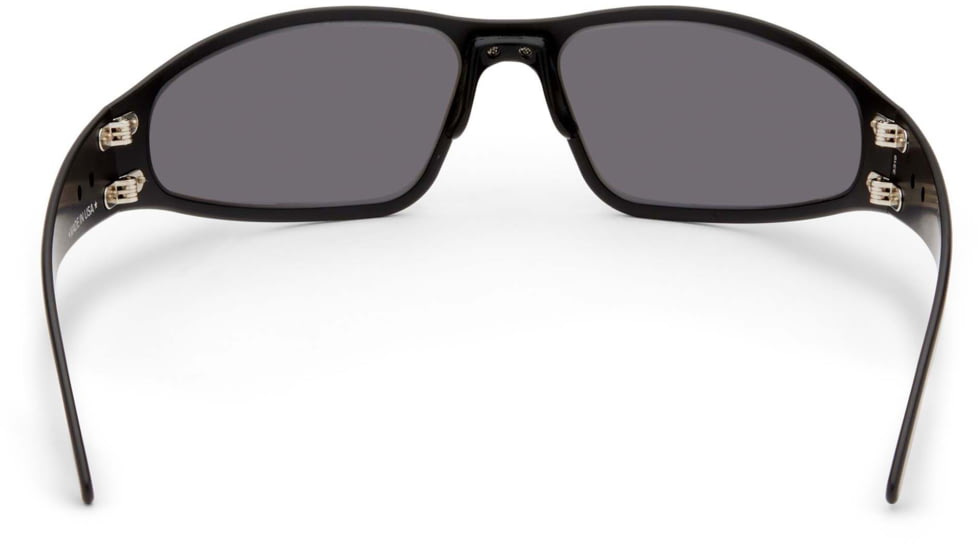 Gatorz Wraptor Sunglasses, Black Frame, Smoke Polarized w/Blue Mirror Lens, WRABLK01P-B