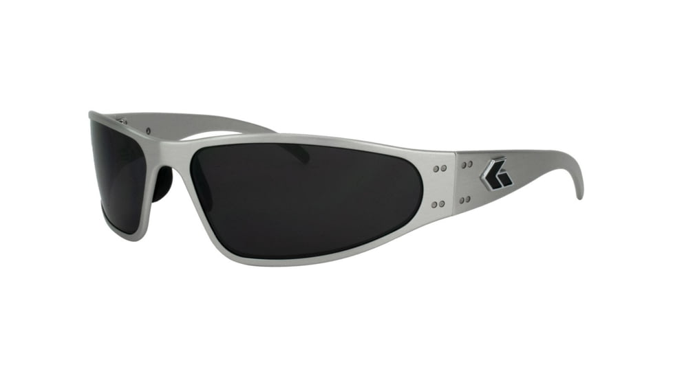 Gatorz Wraptor Sunglasses, Brushed Frame, Smoked Polarized Lens, WRABRU01P