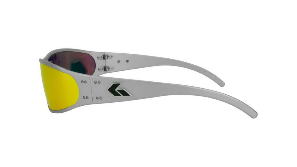 Gatorz Wraptor Sunglasses, Brushed Frame, Sunburst Lens, WRABRU13M