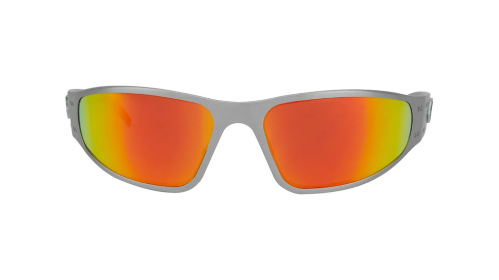 Gatorz Wraptor Sunglasses, Brushed Frame, Sunburst Polarized Lens, WRABRU13P