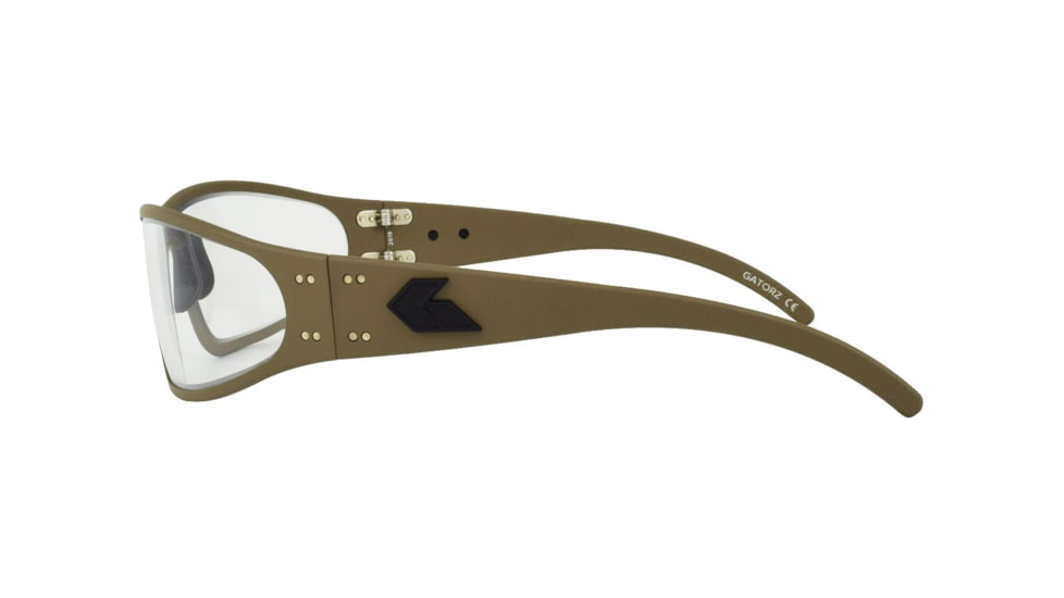 Gatorz Wraptor Sunglasses, Cerakote Tan Frame, Inferno Photochromic Lens, WRACTN01T