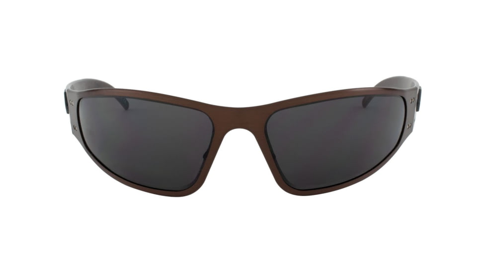 Gatorz Wraptor Sunglasses, Copper Blackout Frame, Smoked Polarized Lens, WRACOP01PMBP