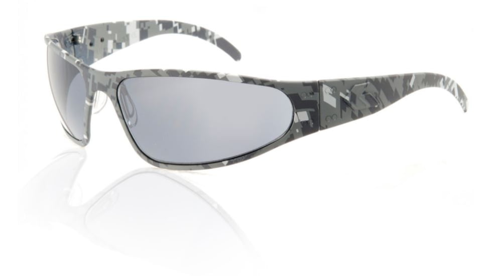 Gatorz Wraptor Sunglasses, Digi Blue Frame, Smoked Lens, WRADGB01