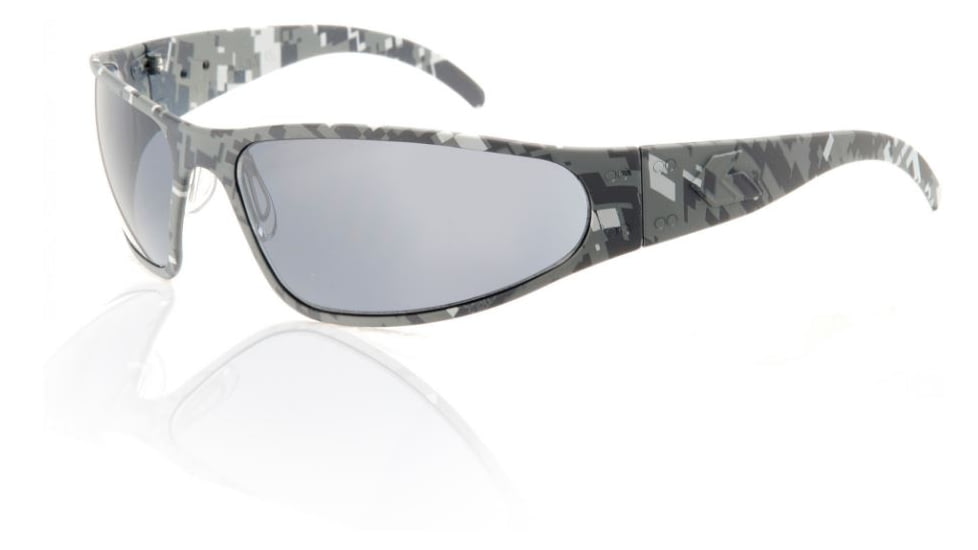 Gatorz Wraptor Sunglasses, Digi Blue Frame, Smoked Polarized Lens, Polarized, WRADGB01P