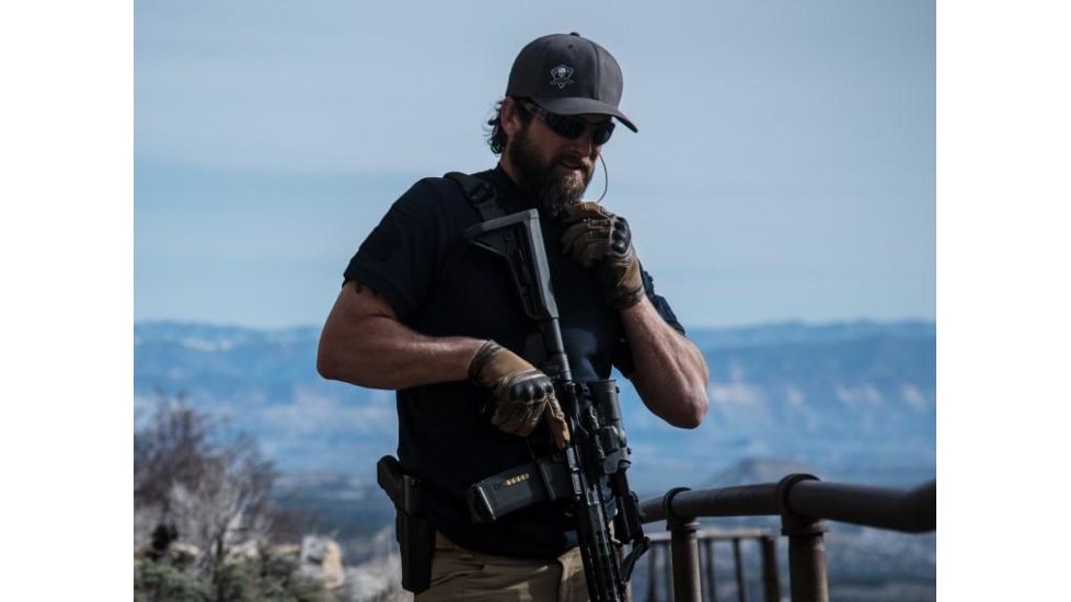 Gatorz Wraptor Sunglasses, Grey Lens, Cerakote Military Tan Frame WRACTN01