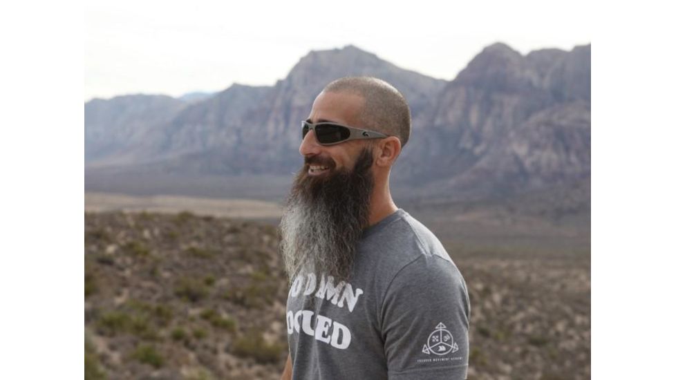 Gatorz Wraptor Sunglasses, Grey Lens, Cerakote Military Tan Frame WRACTN01