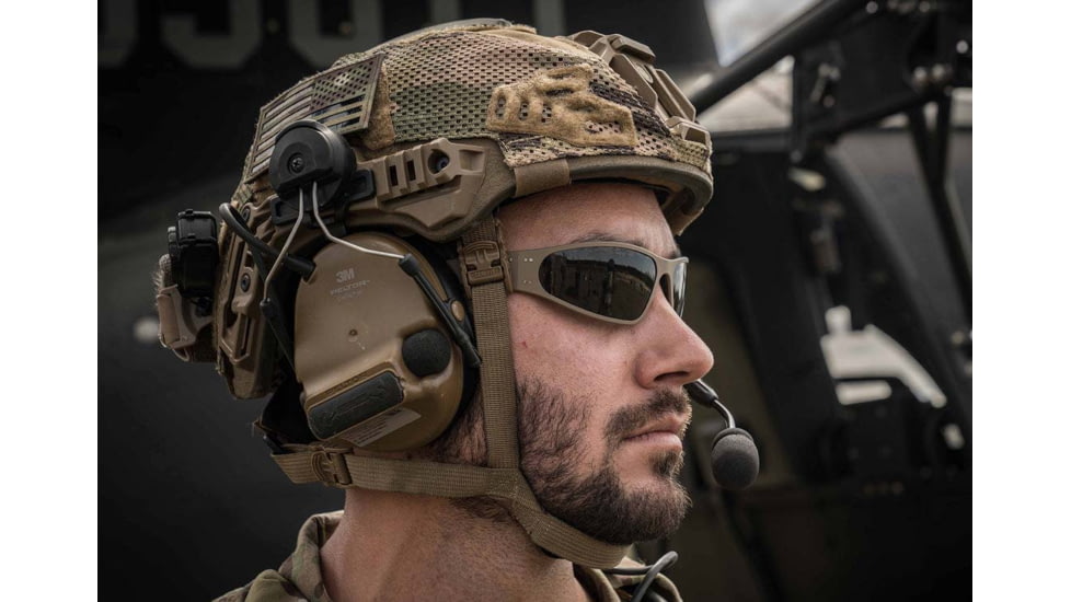 Gatorz Wraptor Sunglasses, Grey Polarized Lens, Cerakote OD Green Frame, WRACOG01P