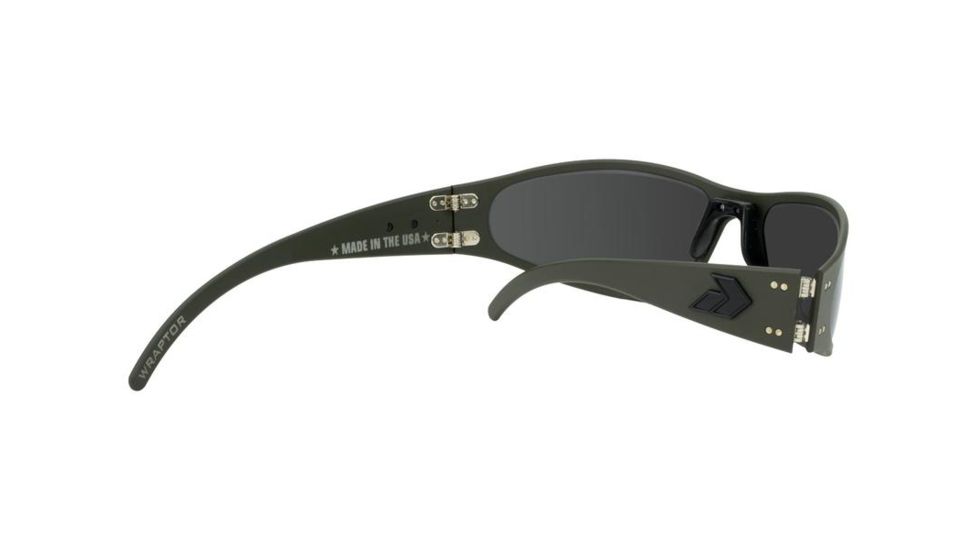 Gatorz Wraptor Sunglasses, Grey Lens, Cerakote OD Green Frame WRACOG01