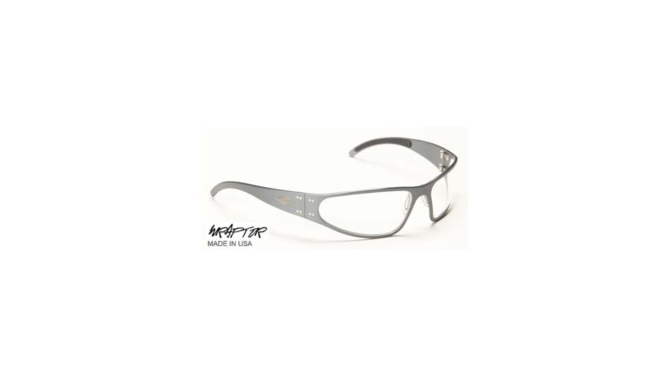 Gatorz Wraptor, Gunmetal Frame, Clear Lens