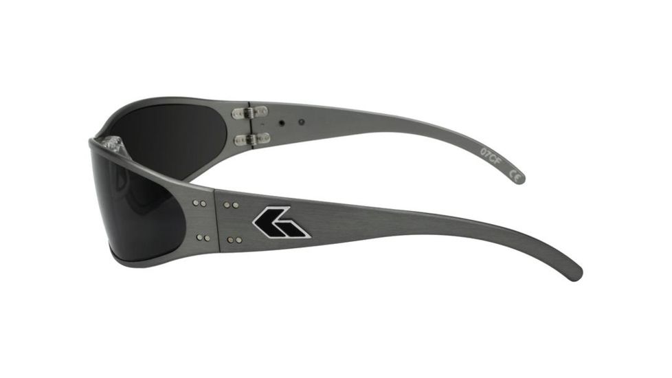 Gatorz Wraptor Sunglasses, Gunmetal Frame, Grey Lens WRAGUN01