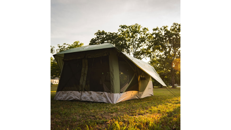 Gazelle Gazelle T3 Tandem Pop-Up Portable Camping Hub Tent, Alpine Green, 6-Person, GT350GR