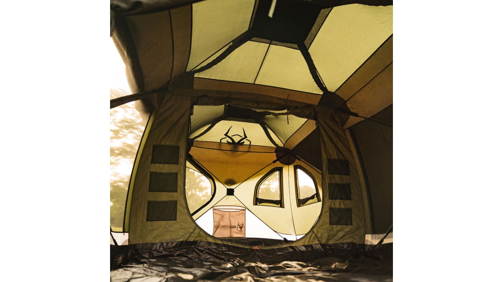 Gazelle Gazelle T3 Tandem Pop-Up Portable Camping Hub Tent, Alpine Green, 6-Person, GT350GR