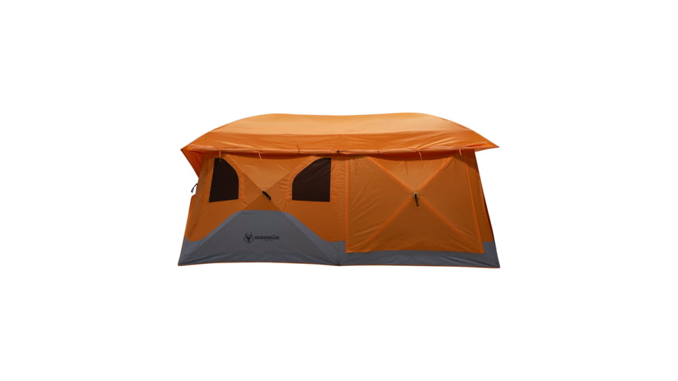 Gazelle T4 Plus Hub Tent With Screen Room, Sunten/Sedona Orange, 012642022388