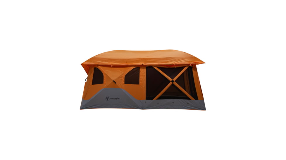 Gazelle T4 Plus Hub Tent With Screen Room, Sunten/Sedona Orange, 012642022388