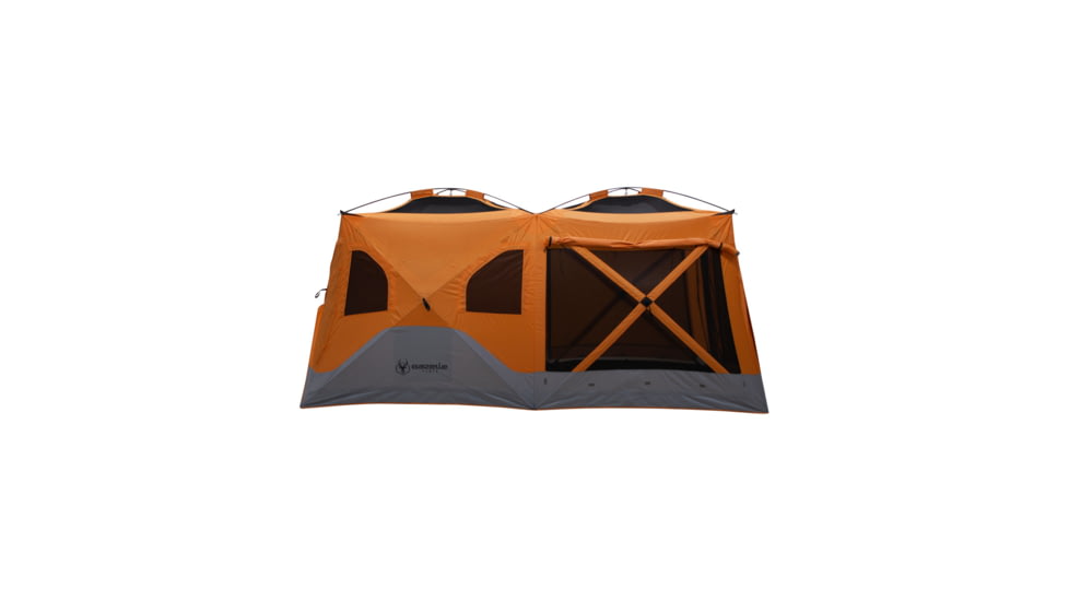 Gazelle T4 Plus Hub Tent With Screen Room, Sunten/Sedona Orange, 012642022388